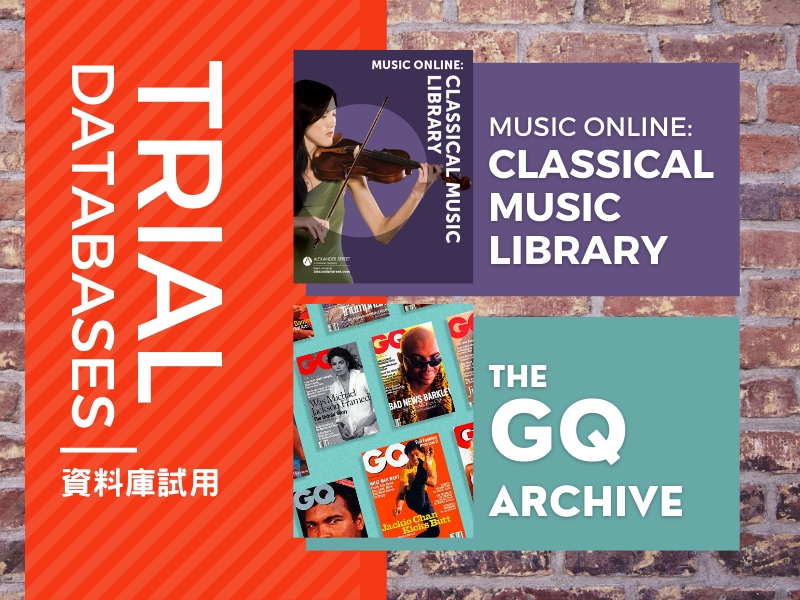New Trial Database: Classical Music Library & GQ Archive